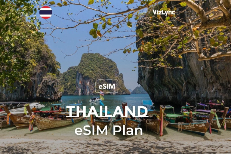 Plan eSIM w Tajlandii na 8 dni z dużą szybkością 6 GB danychOdkryj Tajlandię z 15 GB eSIM na 8 dni