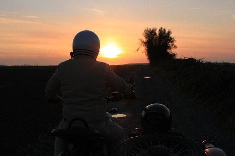 Normandie Seconde Guerre mondiale Visite privée de 2 heures en side-car Bayeux