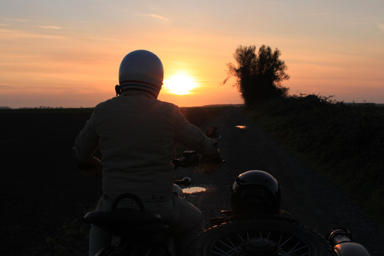 Normandie Seconde Guerre mondiale Visite privée de 2 heures en side-car Bayeux