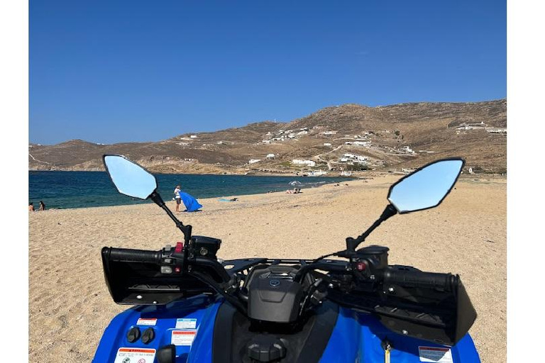 Mykonos: Rent an ATV/QUAD 450cc and explore hidden gemsMykonos : Louez un quad/QUAD 450cc et explorez les joyaux cachés.