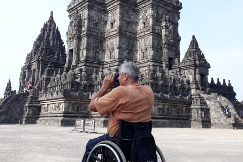 Tour in jeep del Tempio di Borobudur Merapi e del Tempio di PrambananTempio di Borobudur-Merapi in jeep-Tempio di Prambanan