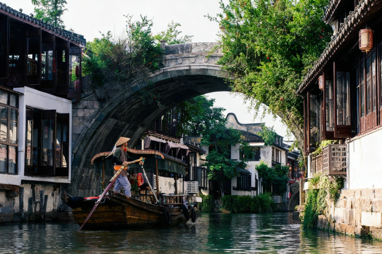A Scenic Boat Tour, Classical Garden Walk of Zhujiajiao