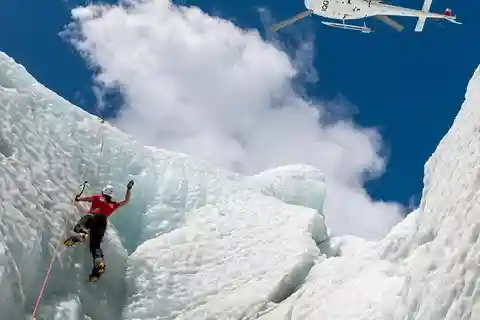 Franz Josef: Glacier Ice Climb experience with Heli Transfer