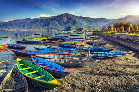 Excursão com vista para o pôr do sol no Himalaia saindo de Pokhara