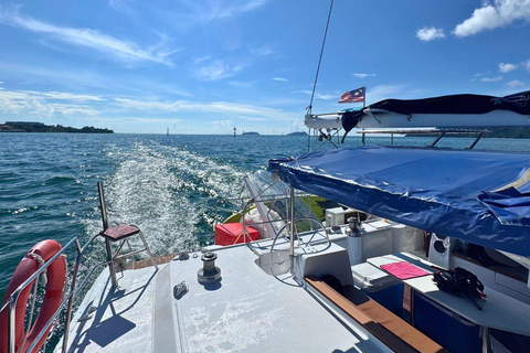 Kota Kinabalu: Catamaran Snorkel & Sailing Tour with Meal Catamaran Afternoon Session