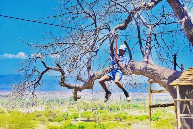 ZIPLINE DU LAC MANYARAVOUS POUVEZ OPTER POUR CETTE OPTION LORS DE VOTRE SAFARI