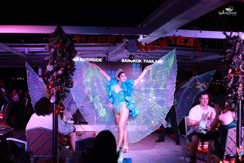Bangkok: Chao Phraya Dinner Cruise + Free-Flow Beer dinner cruise only