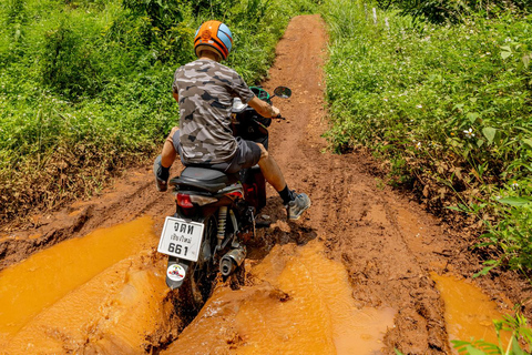 Scooter Adventure incl Elephants, Cave Chiangmai Backcountry scooter adventure incl. elephants