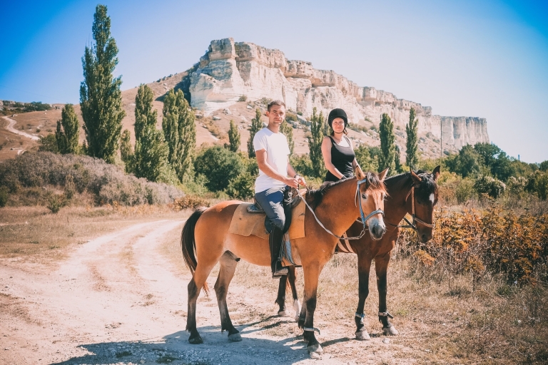 Cappadoce : Randonnée à cheval avec option lever et coucher de soleilRandonnée à cheval de jour - 1 heure