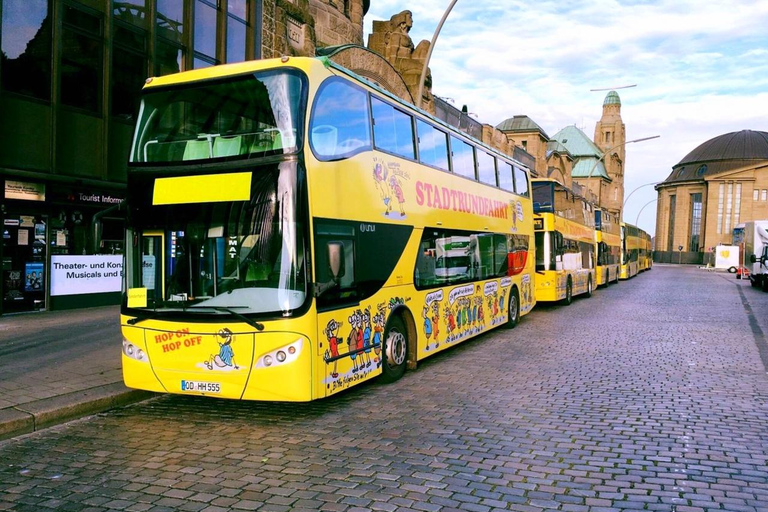 Hamburg: Hop-On Hop-Off Bus Tour Yellow Double Decker