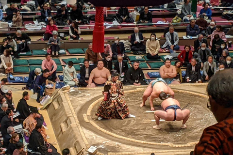 Tokyo: Sumo Tour with Match Entry Ticket C-class seat