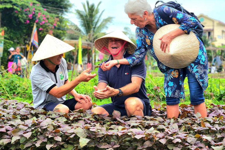 Hoi An : Tour en bateau de pêche et d&#039;agriculture avec panier