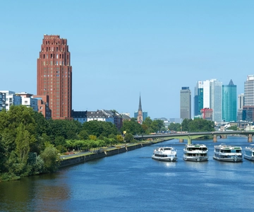 Frankfurt: Cruzeiro turístico no rio Meno com comentários