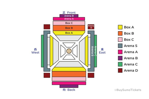 Osaka: Sumo Tournament with Guide & Assigned Reserved Seat From Osaka: Reserved Seat in Zone C