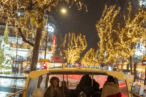 Paris: Christmas Lights Night Tour by Open-Top Bus 24-Hour Hop-on, Hop-off Tour & Christmas Lights Night Tour