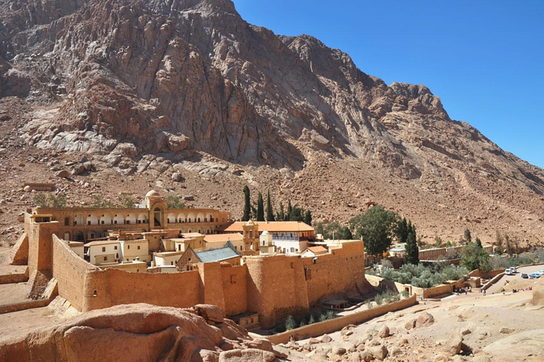 Mozesberg &amp; Sint Catherine vanuit Dahab