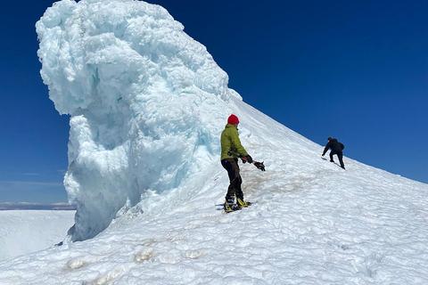 From Seljavallalaug: Eyjafjallajökull Volcano Summit Hike