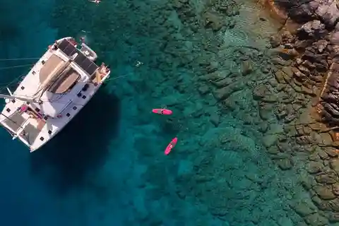 Heraklion: Crociera definitiva in catamarano sull'isola di Dia con pasto