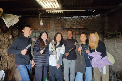 Knife (khukuri) making activity with a Blacksmith