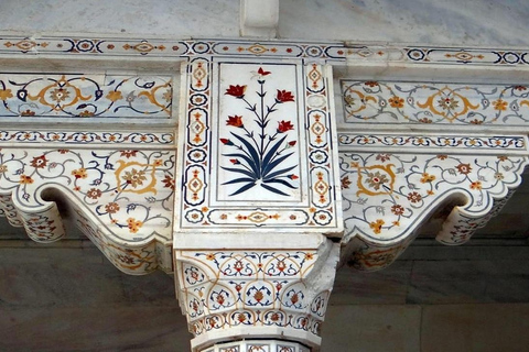 Delhi till Agra: Berättelser om Taj Mahal och lokalt livPrivat Agra-resa från Delhi – bil, guide och biljetter