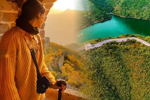 Visite de la Grande Muraille d'eau en bus avec promenade en bateau (option radeau)