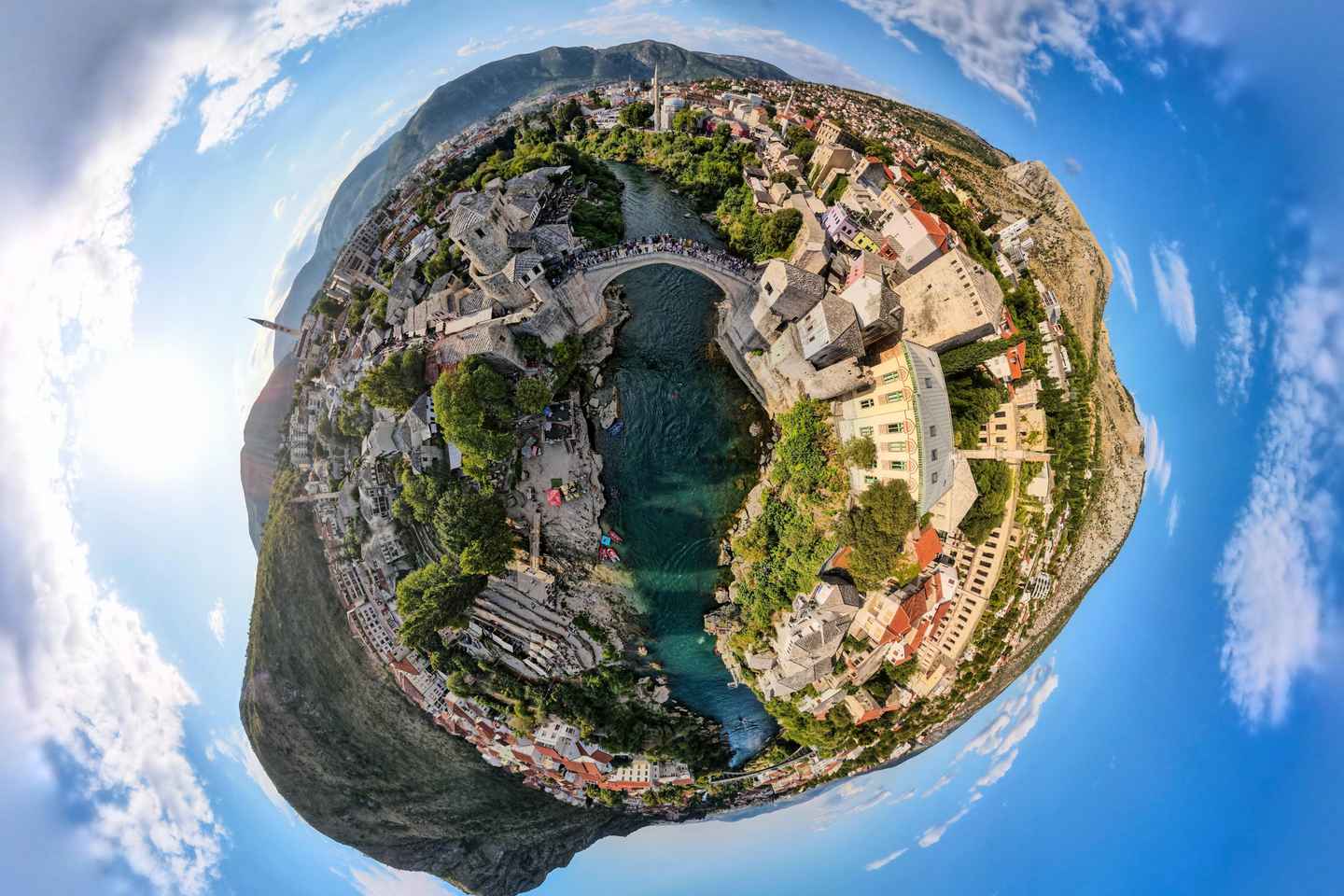 Sarajevo: Mostar Day Trip with Via Ferrata Climb