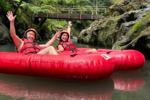 Ubud: Cave ATV, Lazy River Tubing & Zipline in Rice Terrace River Tubing only - No Other Activities