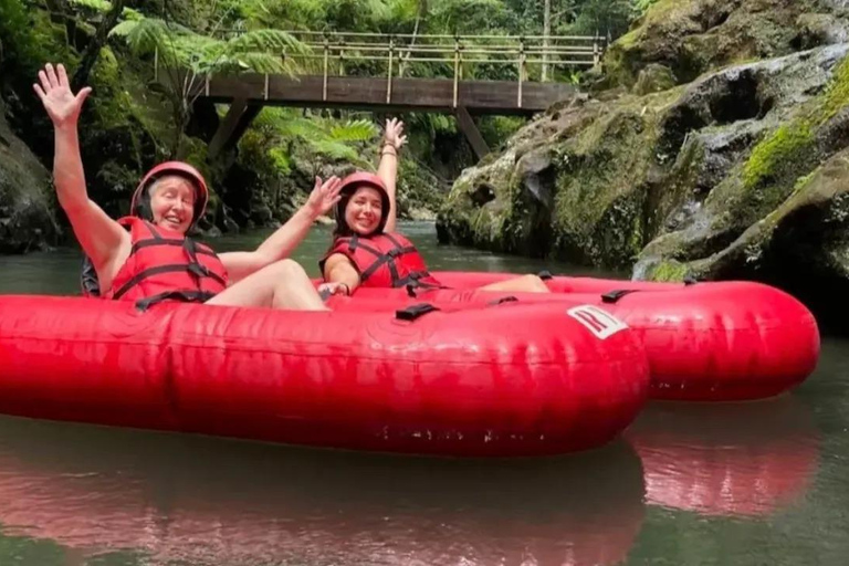 Ubud: Cave ATV, Lazy River Tubing & Zipline in Rice Terrace River Tubing only - No Other Activities