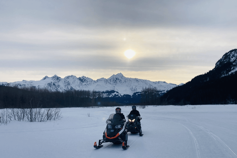 Snowmobile Access Ice Climbing Adventure from Seward