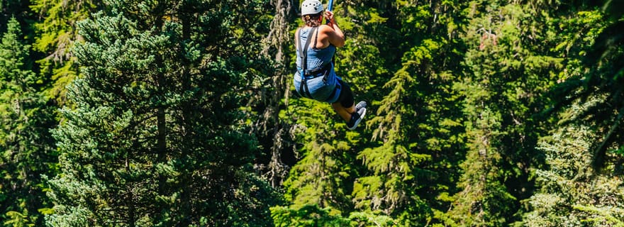 Whistler : Expérience de ziplining