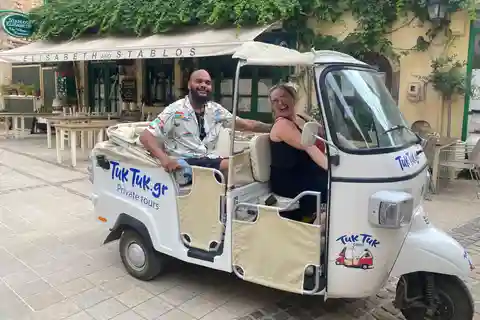 Malia: Sissi and Beyond Tuk Tuk Tour with Raki and Honey