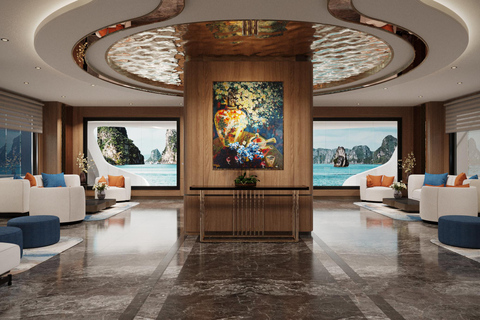 Ha Long 6★ Kreuzfahrt: 2-tägige Tour zur Titop-Insel und zur Sung Sot-Höhle