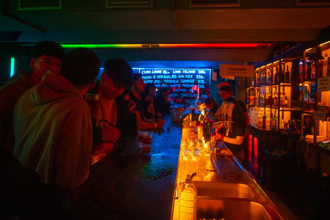 Prague: Pub Crawl with Karlovy Lazne Entry and shots