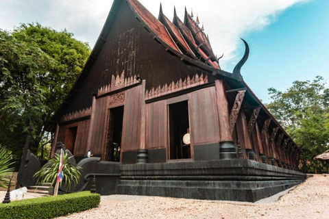 Chiang Rai Tempeltour: Weiße &amp; Blaue Tempel &amp; Schwarzes Haus