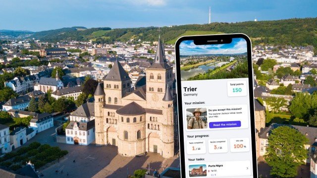 Visit Trier City Exploration Game and Tour on your Phone in Trier