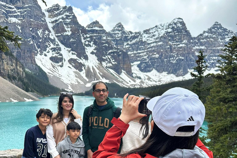 Lake Louise, Moraine Lake, Emerald - Banff, Canmore, Calgary 7:45 Delta Downtown Calgary Pickup