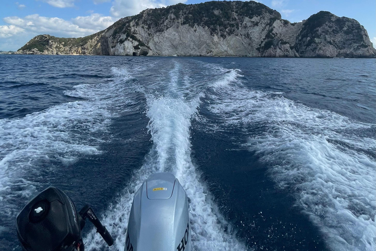 Zakynthos: Private Boat Cruise with Skipper or Self-Drive South with Captain:Turtles, Keri & Secret Caves