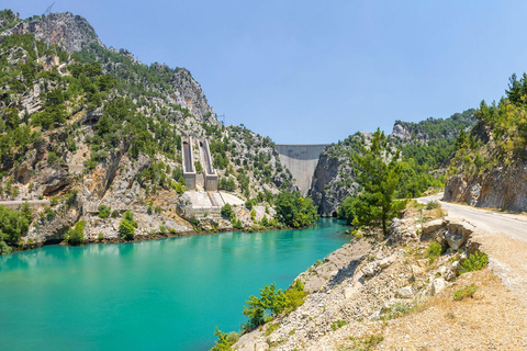 Side: Green Canyon Boat Adventure with Swimming Stops Green Canyon Boat Cruise (Meeting Point)