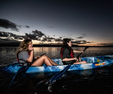 From San Juan: Bioluminescent Bay Kayak Adventure at Night