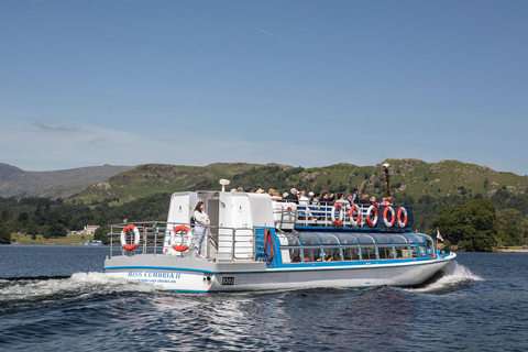 Windermere: 24-godzinny rejs hop-on hop-off. Zobacz całe jezioro