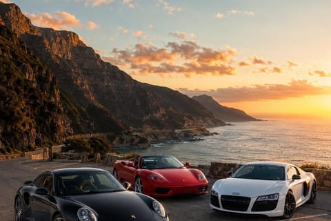 Cape Town: Sunrise or Sunset Supercar Coastal Drive