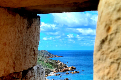 Gozo avtäckt: Guidad vandring med bouldering