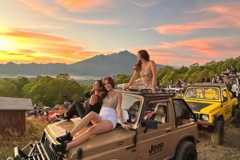 Mt. Batur Jeep Sonnenaufgang & beste Paketoptionen - alles inklusiveMt. Batur Jeep Sonnenaufgang & Reisterrasse mit Hoteltransfers