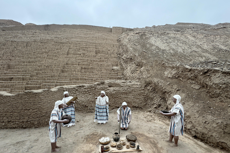 Culture in Lima: Huaca Pucllana and the Historic Center with Catacombs Huaca + Catacombs