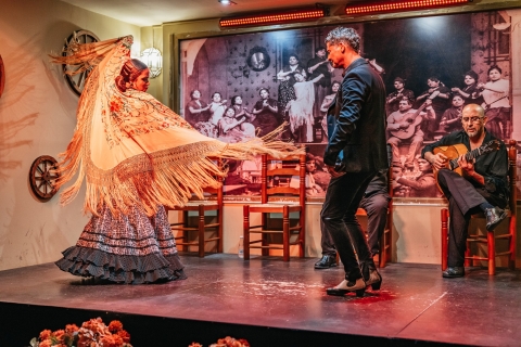 Sewilla: Pokaz flamenco z opcjonalną kolacją andaluzyjskąPokaz flamenco i kolacja z tapas