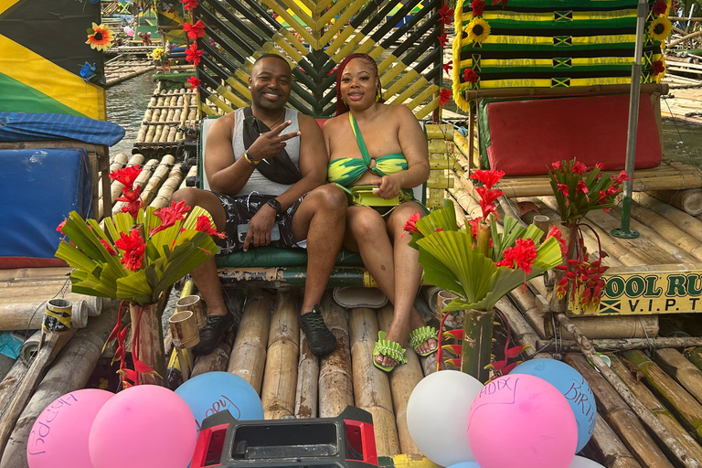 Montego Bay: Lethe River Rafting with Limestone Massage Customized bamboo rafting+Lime stone massage