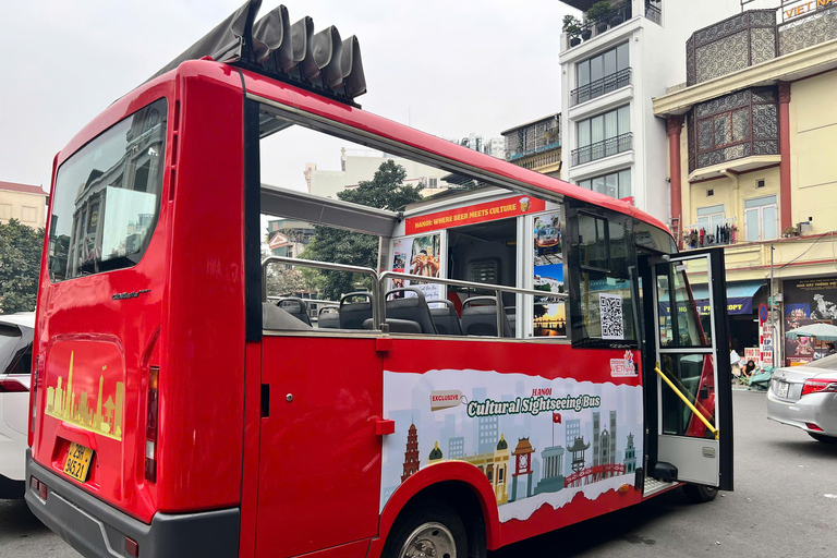 Hanoi: Tour della birra in mini pullman speciale