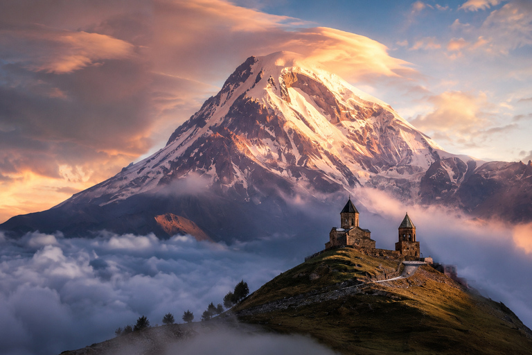 From Tbilisi: Kazbegi & Gudauri Group Guided Day Trip Kazbegi & Gudauri Group Guided Day Trip