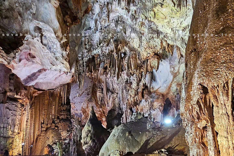 Phong Nha Cave & Paradise Cave: Guided Tour Boat & Explore Group Tour with Drop-Off in Hue