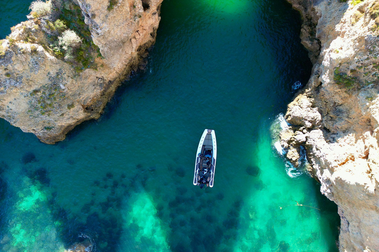 Benagil Cave Private Boat Charter with SUP, Wake & Snorkel. 2H Private Boat